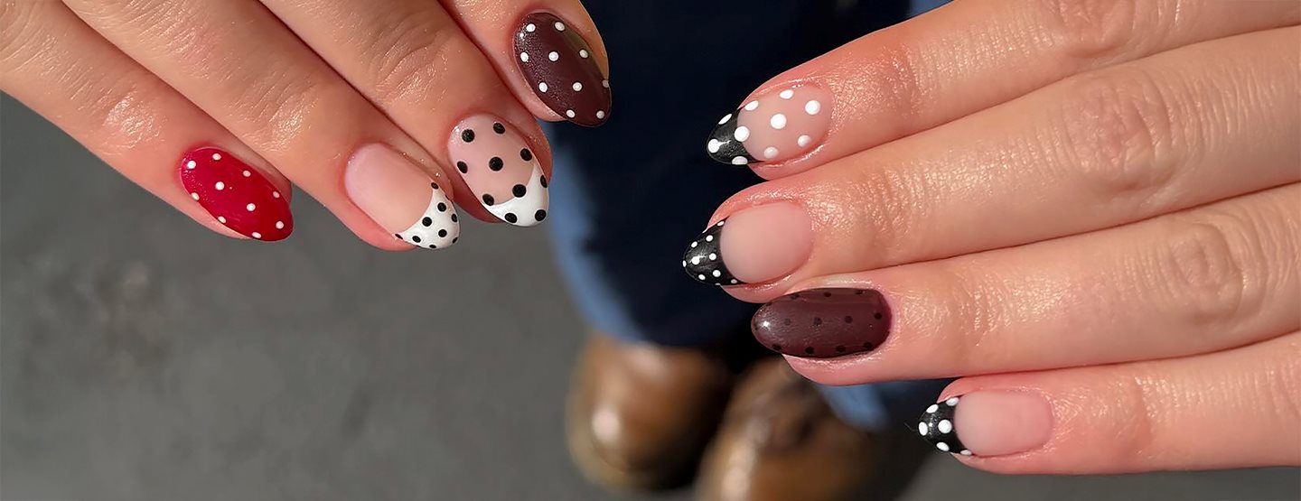 Най-сладкият тренд в маникюра за 2026: Polka Dot Nails