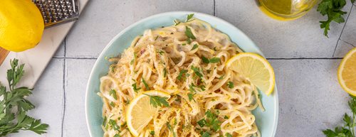 Вкусна паста ал лимоне с овесен крем 
